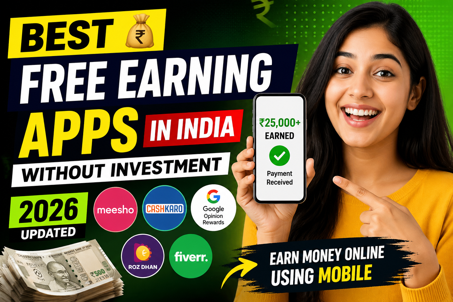 free earning apps without investment